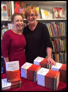 at Watchung Booksellers SRO/sold-out launch event